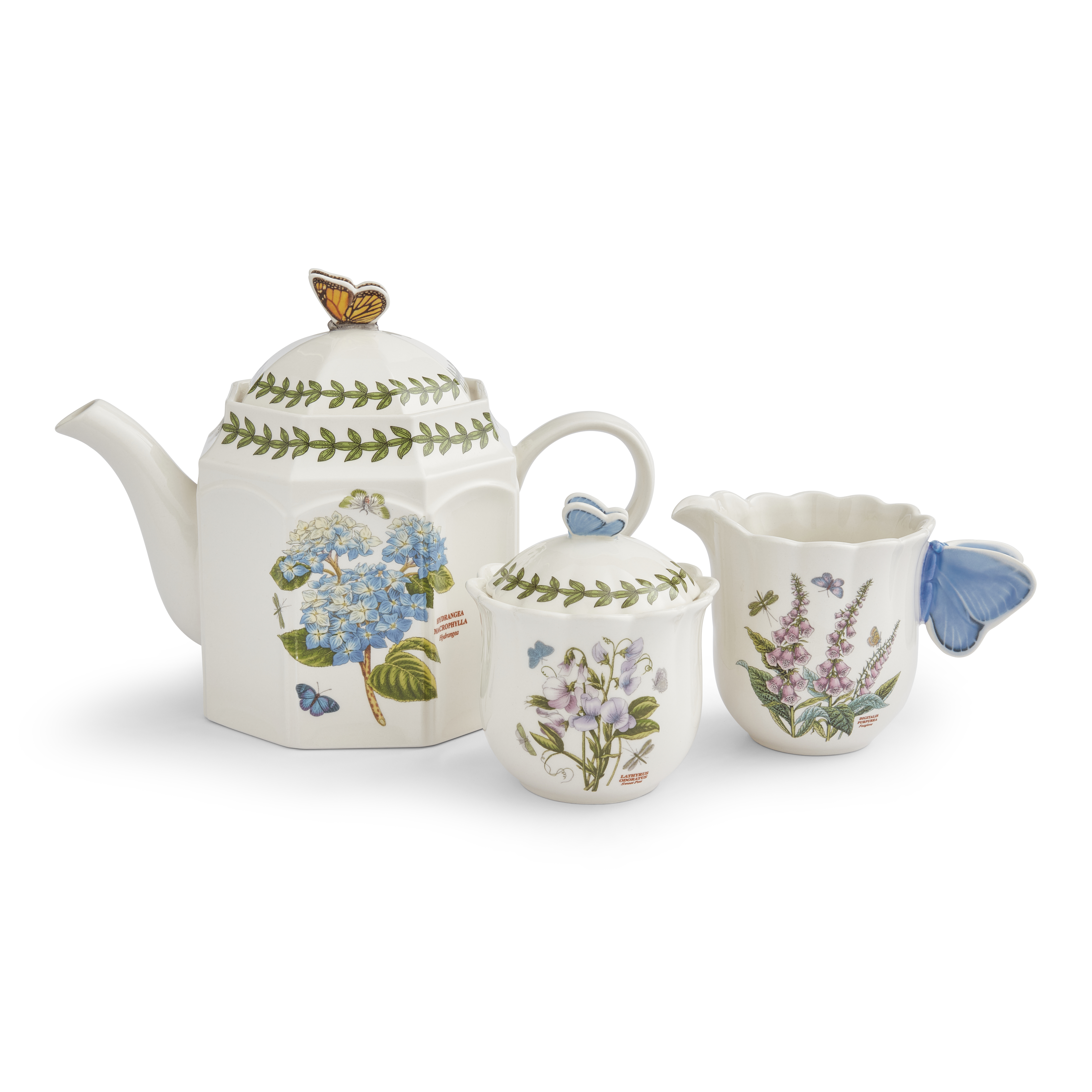 Botanic Garden Bouquet 3 Piece Tea Set image number null